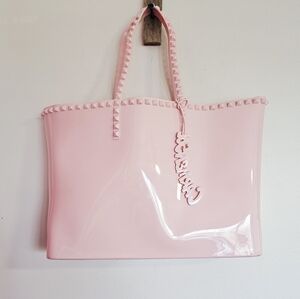 CARMEN SOL Angelica Mid tote in baby pink